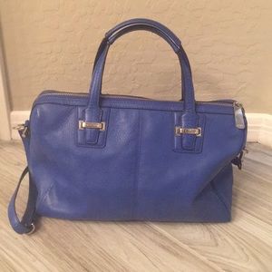 Coach Colbert blue satchel
